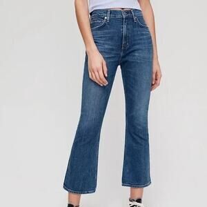 Citizens of Hummanity DEMY Cropped Jean Flare Denim Size 27